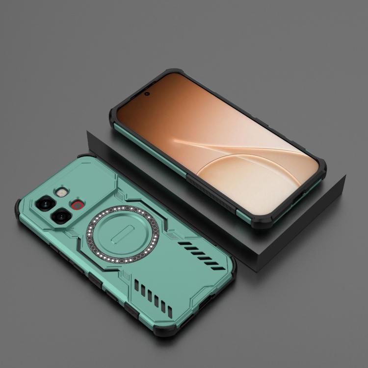 For Infinix Note Edge 5G Global Butterfly Armor MagSafe Magnetic Ring Shockproof Phone Case