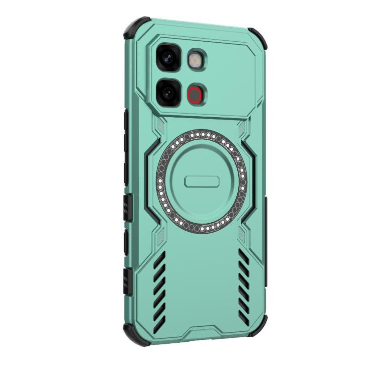 For Infinix Note Edge 5G Global Butterfly Armor MagSafe Magnetic Ring Shockproof Phone Case