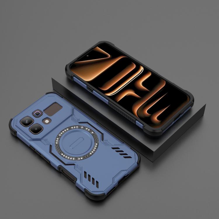 For Infinix Note 60 Pro 5G Global Butterfly Armor MagSafe Magnetic Ring Shockproof Phone Case