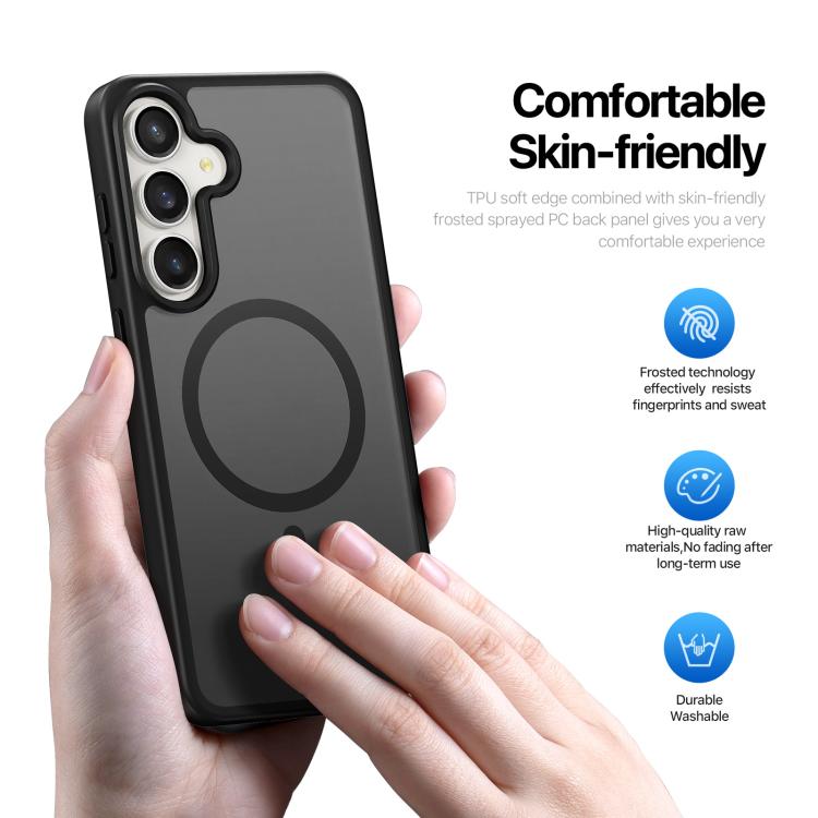 For Samsung Galaxy S25 FE 5G DUX DUCIS Yind Series MagSafe TPU Hybrid PC Phone Case