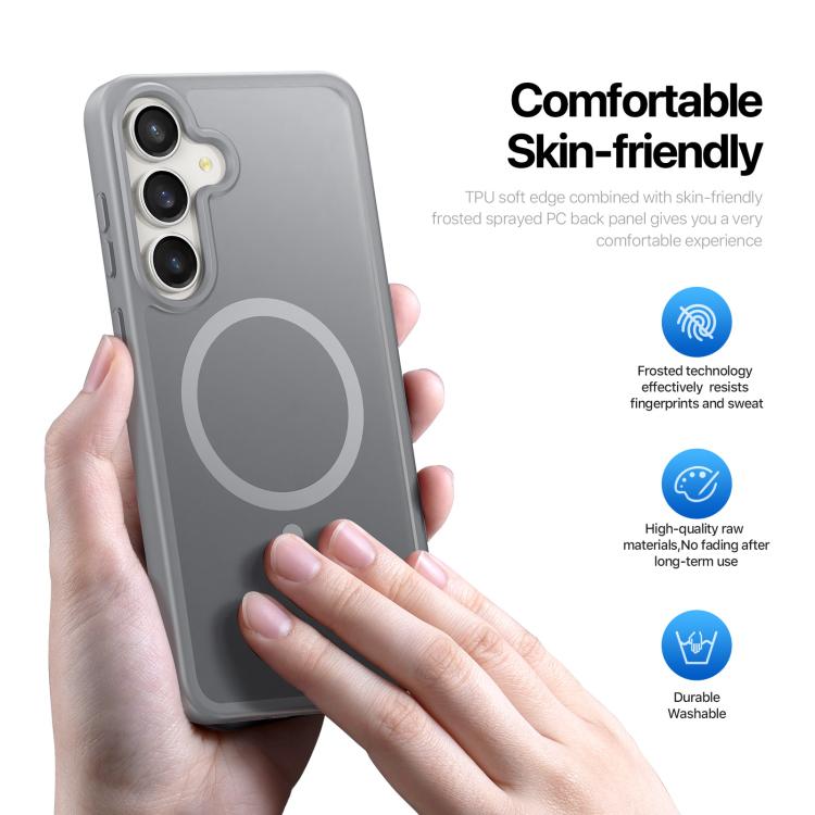 For Samsung Galaxy S25 FE 5G DUX DUCIS Yind Series MagSafe TPU Hybrid PC Phone Case