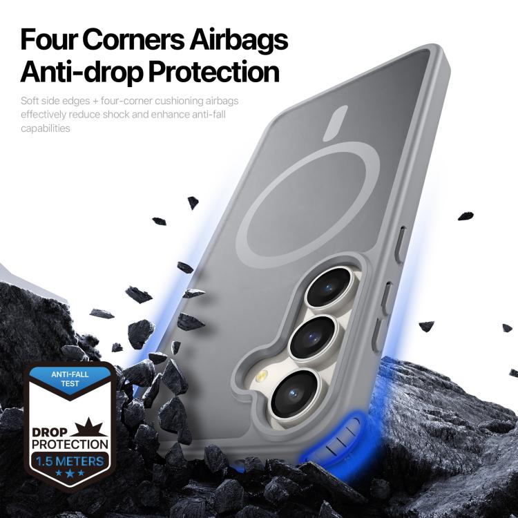 For Samsung Galaxy S25 FE 5G DUX DUCIS Yind Series MagSafe TPU Hybrid PC Phone Case