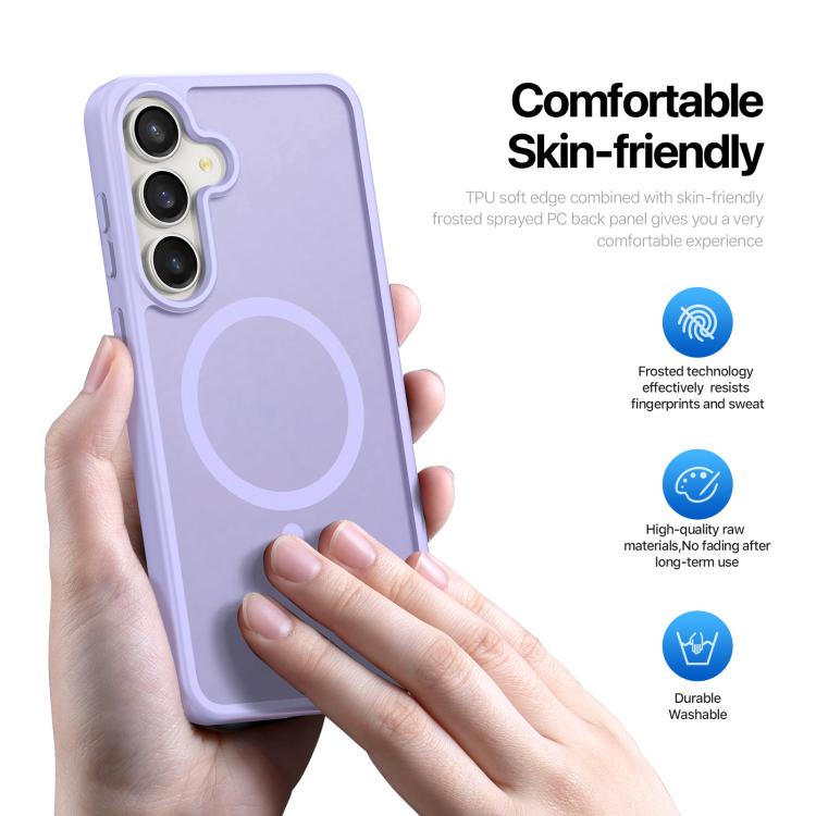 For Samsung Galaxy S25 FE 5G DUX DUCIS Yind Series MagSafe TPU Hybrid PC Phone Case