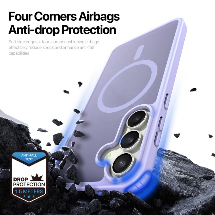For Samsung Galaxy S25 FE 5G DUX DUCIS Yind Series MagSafe TPU Hybrid PC Phone Case