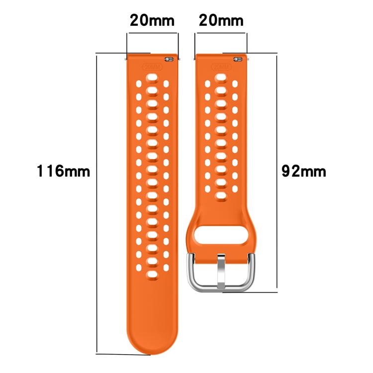 For Redmi Watch 3 xDfind Silver Buckle Silicone Sport Watch Band