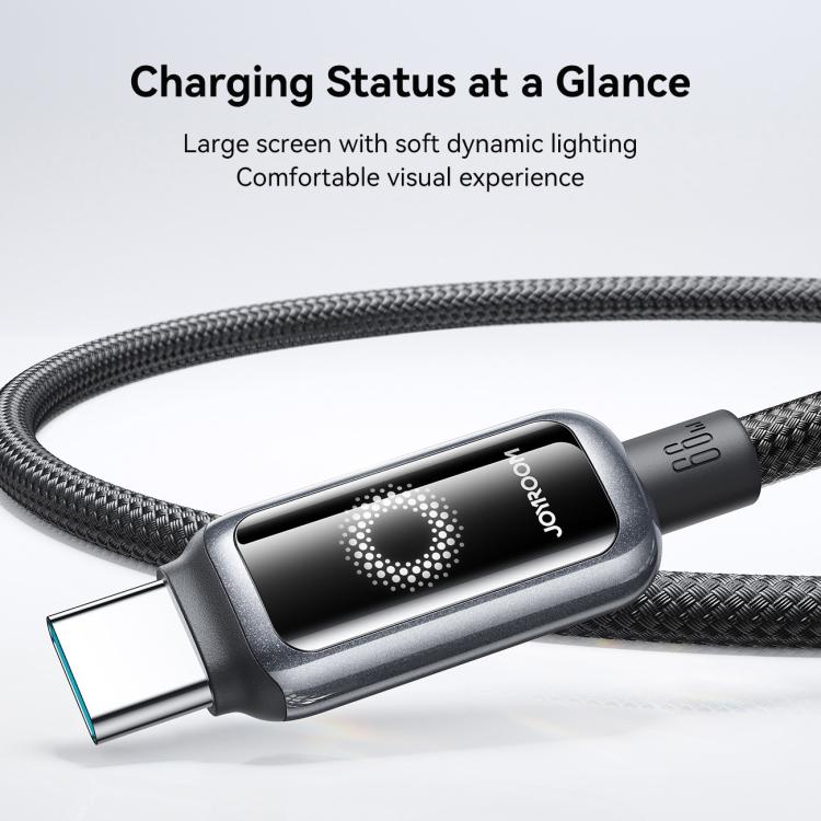 JOYROOM S-A55 StarFlight Series 66W USB to Type-C Auto Power-Off Fast Charging Data Cable, Length:1.2m