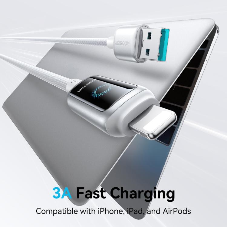 JOYROOM S-A55 StarFlight Series 3A USB to 8 Pin Auto Power-Off Fast Charging Data Cable, Length:1.2m