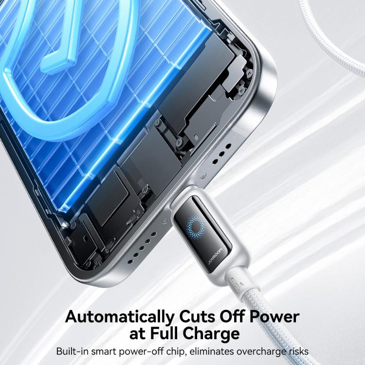 JOYROOM S-A55 StarFlight Series 3A USB to 8 Pin Auto Power-Off Fast Charging Data Cable, Length:1.2m