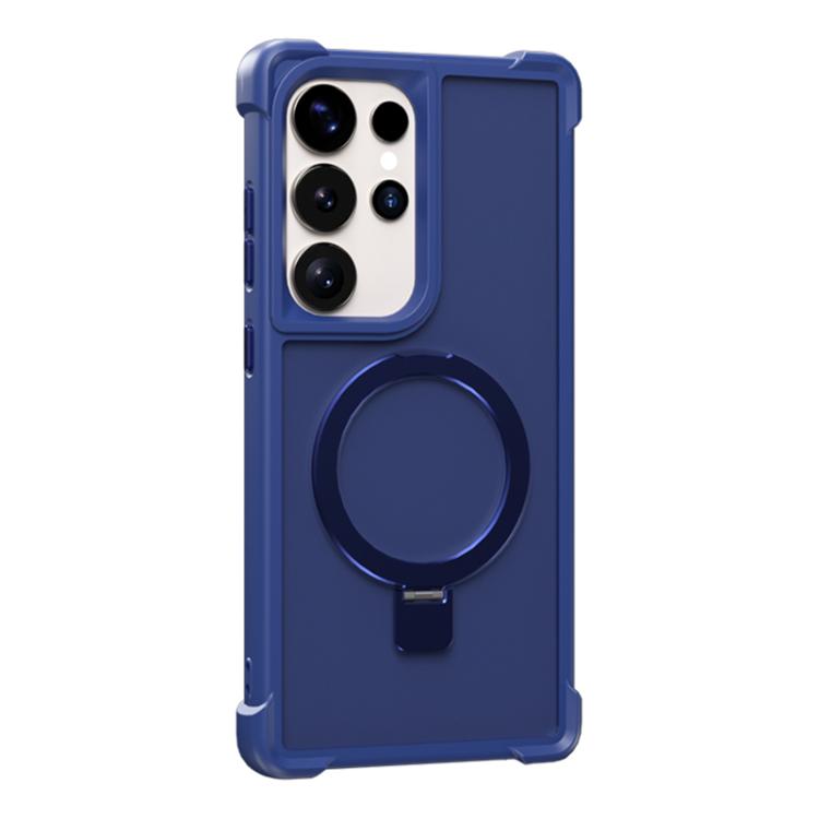 For Samsung Galaxy S23 Ultra 5G Four-corner Shockproof MagSafe Holder Phone Case