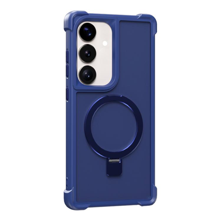 For Samsung Galaxy S25+ / S24+ 5G Four-corner Shockproof MagSafe Holder Phone Case
