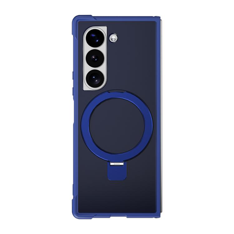 For Samsung Galaxy Z Fold5 Four-corner Shockproof MagSafe Holder Phone Case