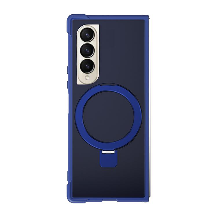 For Samsung Galaxy Z Fold4 Four-corner Shockproof MagSafe Holder Phone Case