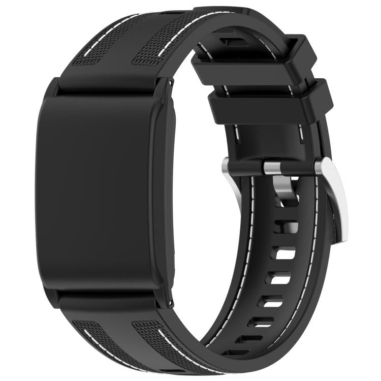 For WHOOP 5.0 / 4.0 xDfind Hybrid Nylon Braid Silicone Watch Band