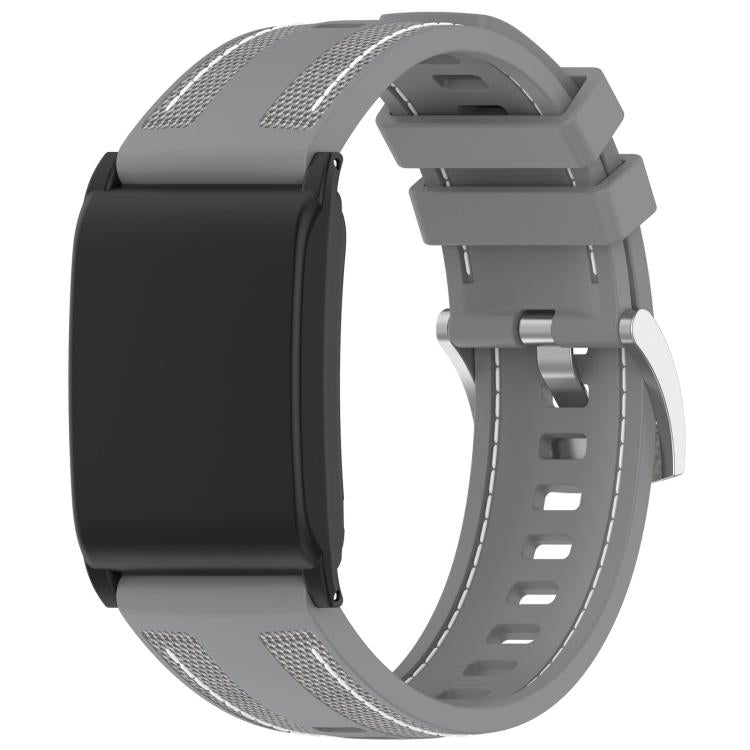 For WHOOP 5.0 / 4.0 xDfind Hybrid Nylon Braid Silicone Watch Band