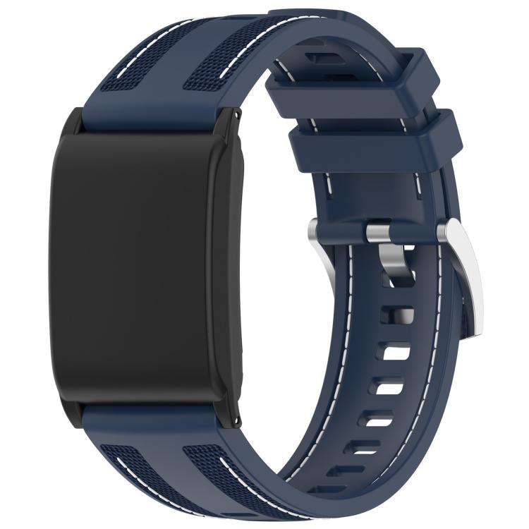For WHOOP 5.0 / 4.0 xDfind Hybrid Nylon Braid Silicone Watch Band