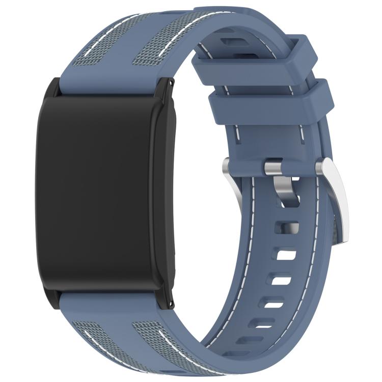 For WHOOP 5.0 / 4.0 xDfind Hybrid Nylon Braid Silicone Watch Band