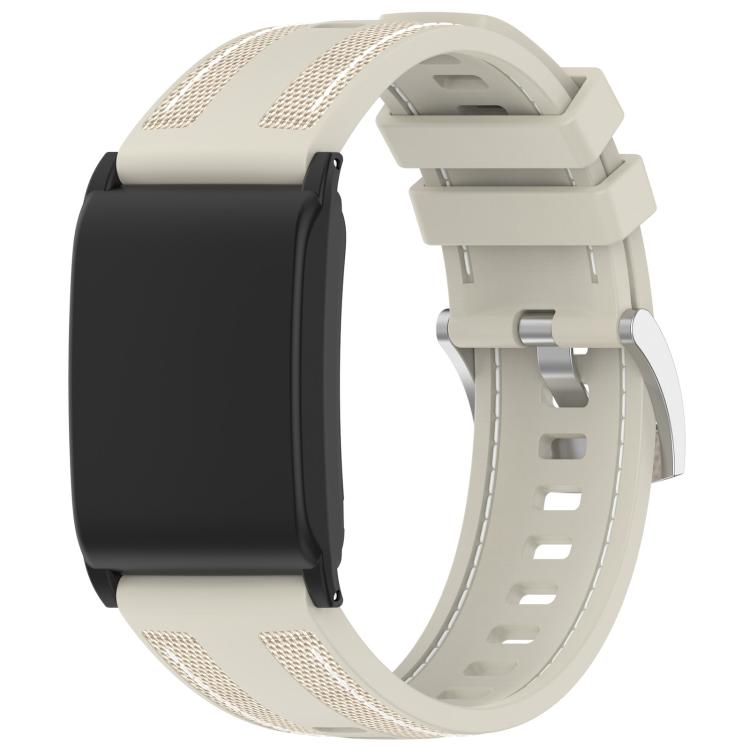 For WHOOP 5.0 / 4.0 xDfind Hybrid Nylon Braid Silicone Watch Band