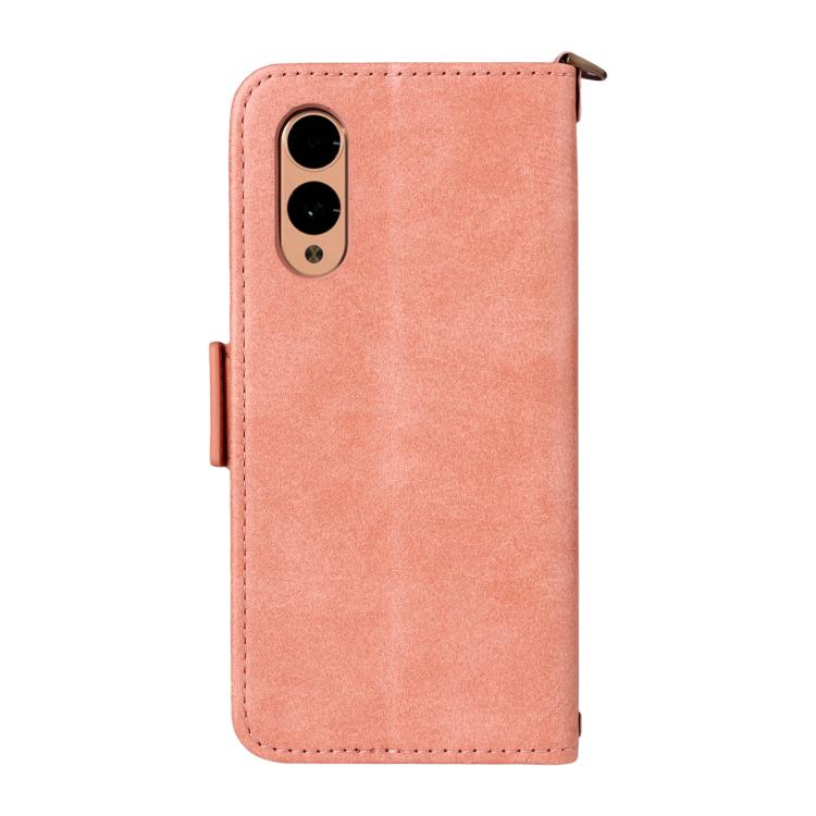 For Fujitsu Arrows We2 F-52E Multi-card Slots Crossbody Cowhide Leather Phone Case