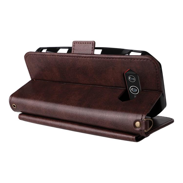 For Kyocera Torque 5G KYG01 Multi-card Slots Crossbody Cowhide Leather Phone Case
