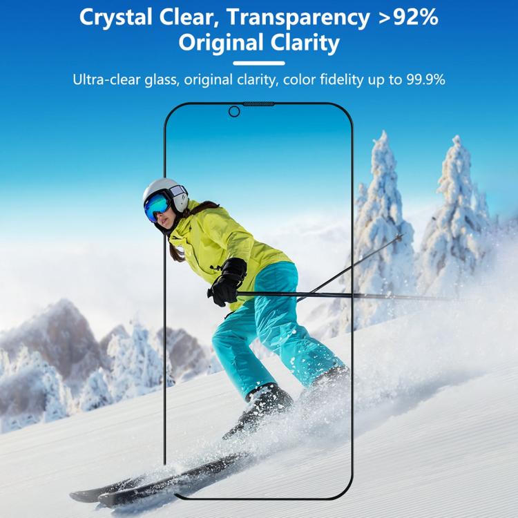 For iPhone 17 Pro JOYROOM Knight Series 2.5D Full Screen Colorless Anti-Blue Light Tempered Glass Film