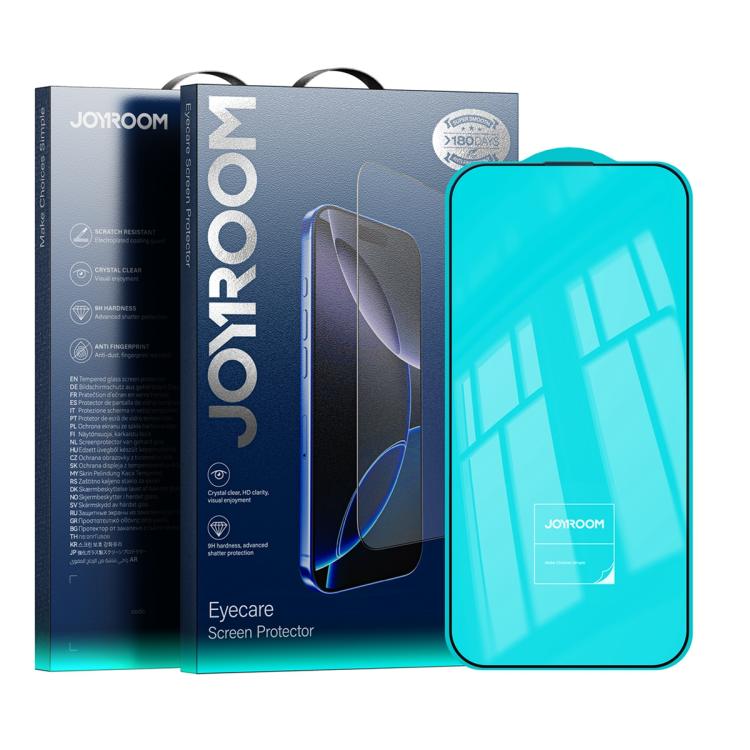 For iPhone Air JOYROOM Knight Series 2.5D Full Screen Colorless Anti-Blue Light Tempered Glass Film