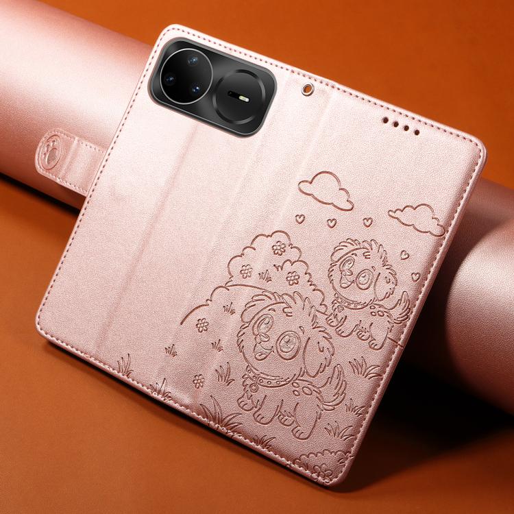 For Huawei nova 15 Pro / 15 Ultra Embossed Heart Dog RFID Blocking Wallet Leather Phone Case