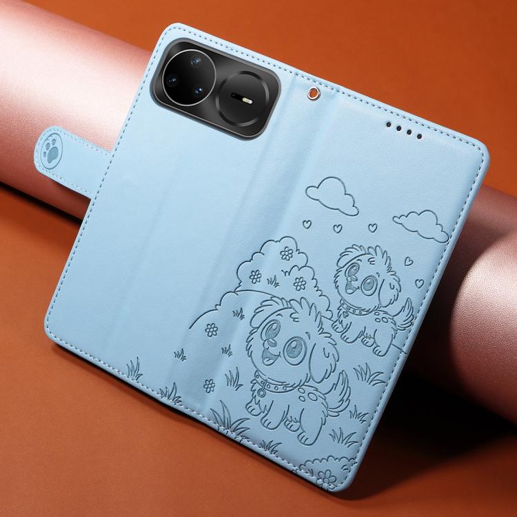 For Huawei nova 15 Pro / 15 Ultra Embossed Heart Dog RFID Blocking Wallet Leather Phone Case