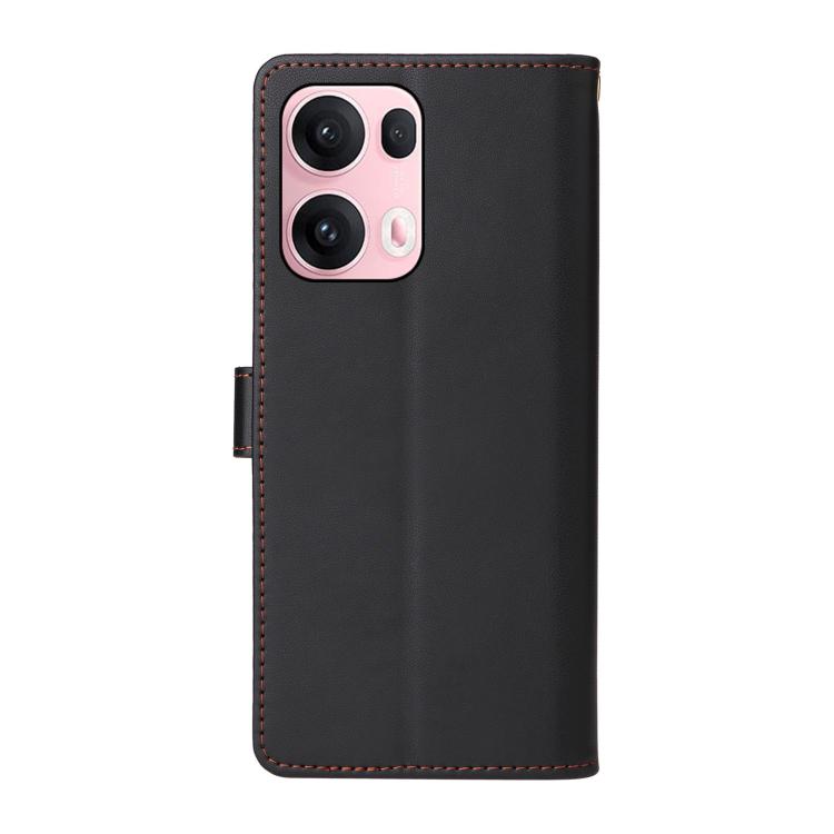 For OPPO Reno13 Pro / Reno14 Pro Global Six Card Slots Buckle Leather Phone Case with Lanyard