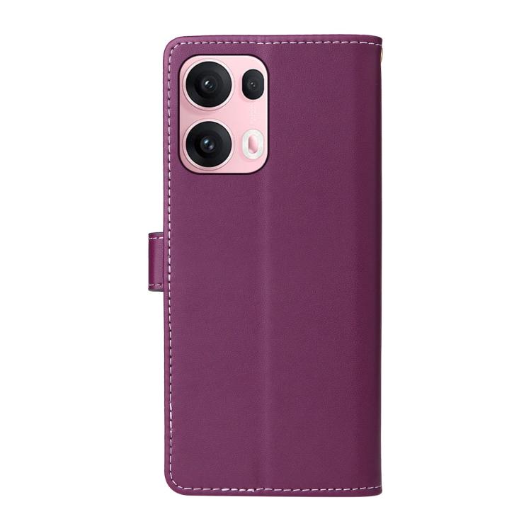 For OPPO Reno13 Pro / Reno14 Pro Global Six Card Slots Buckle Leather Phone Case with Lanyard