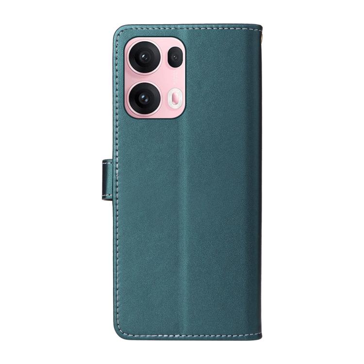 For OPPO Reno13 Pro / Reno14 Pro Global Six Card Slots Buckle Leather Phone Case with Lanyard