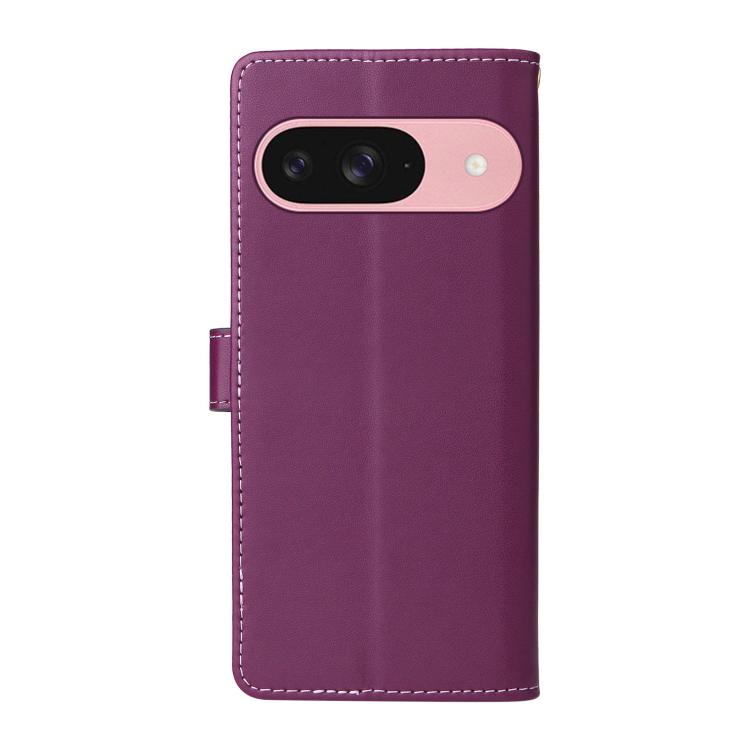 For Google Pixel 9 / 9 Pro / 10 / 10 Pro Six Card Slots Buckle Leather Phone Case with Lanyard