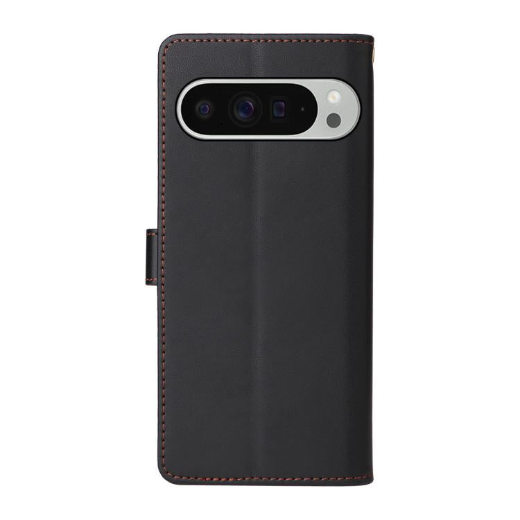 For Google Pixel 9 Pro XL / 10 Pro XL Six Card Slots Buckle Leather Phone Case with Lanyard