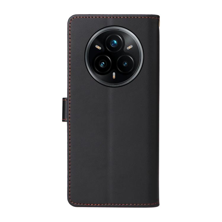 For Realme 14 Pro+ / 13 Pro Six Card Slots Buckle Leather Phone Case with Lanyard