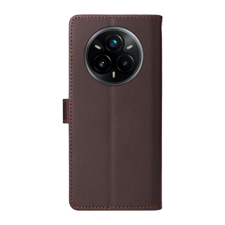 For Realme 14 Pro+ / 13 Pro Six Card Slots Buckle Leather Phone Case with Lanyard
