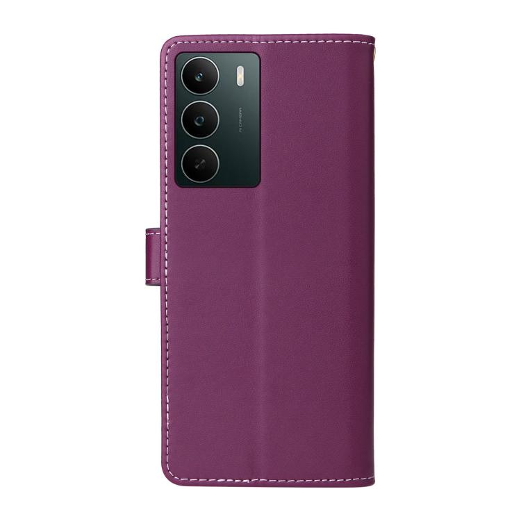 For Realme C75 / 14x Global Six Card Slots Buckle Leather Phone Case with Lanyard