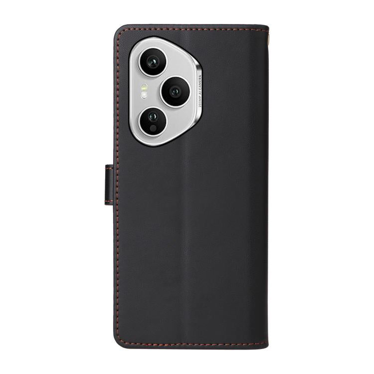 For Honor 400 Pro Global 160.8mm Six Card Slots Buckle Leather Phone Case with Lanyard