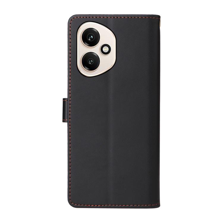 For Honor 400 Global 156.5mm Six Card Slots Buckle Leather Phone Case with Lanyard