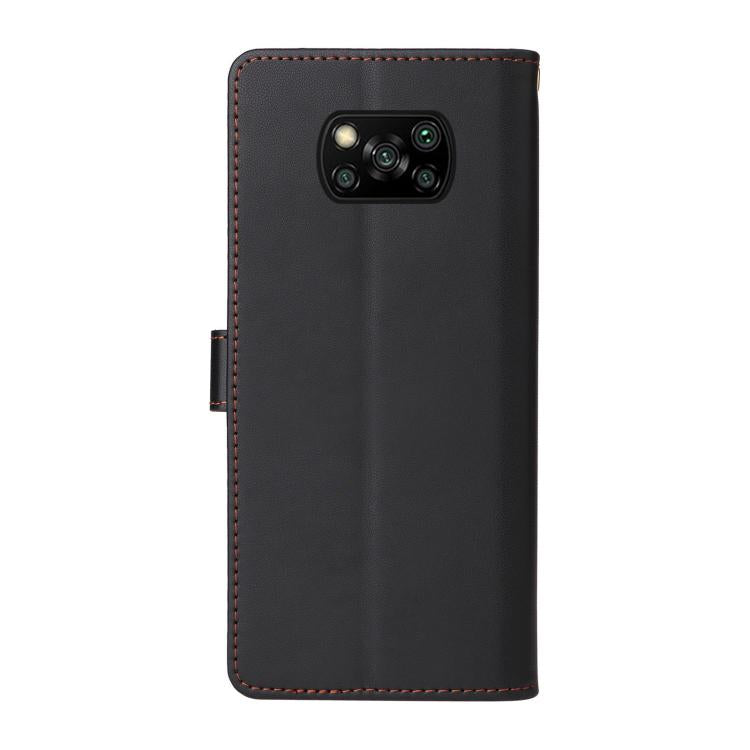 For Xiaomi Poco X3 NFC / X3 Pro / X3 Six Card Slots Buckle Leather Phone Case with Lanyard
