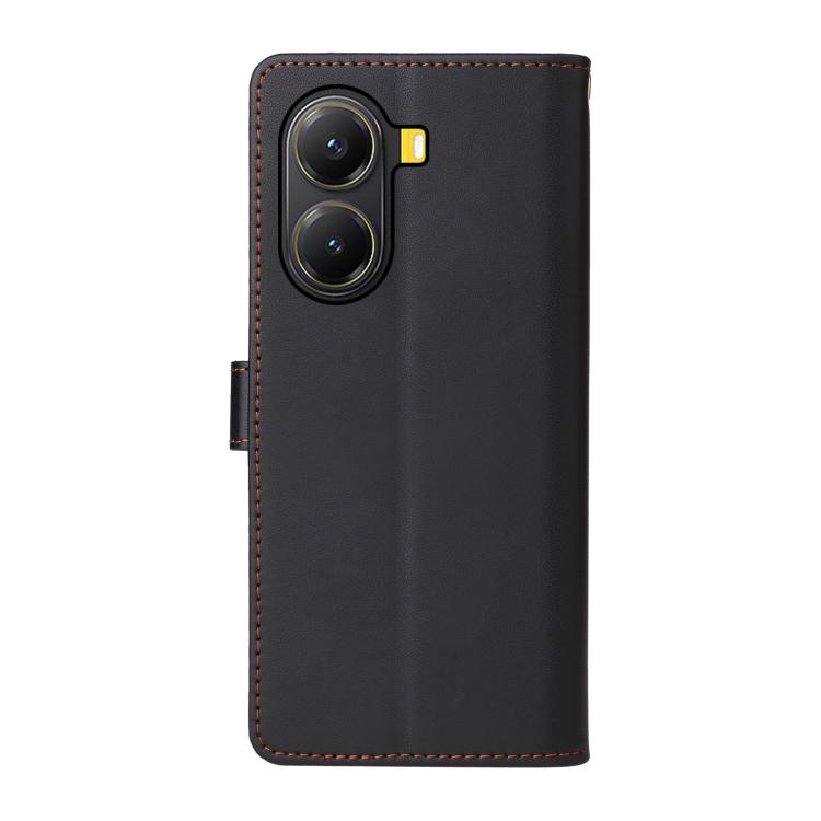 For Xiaomi Poco X7 Pro Six Card Slots Buckle Leather Phone Case with Lanyard