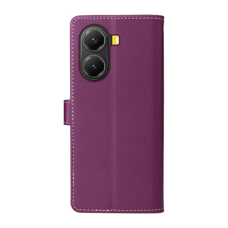For Xiaomi Poco X7 Pro Six Card Slots Buckle Leather Phone Case with Lanyard