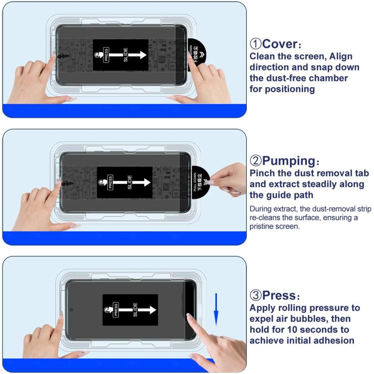 For iPhone 17 Pro imak Dust-free Chamber Locator H Series Tempered Glass Film