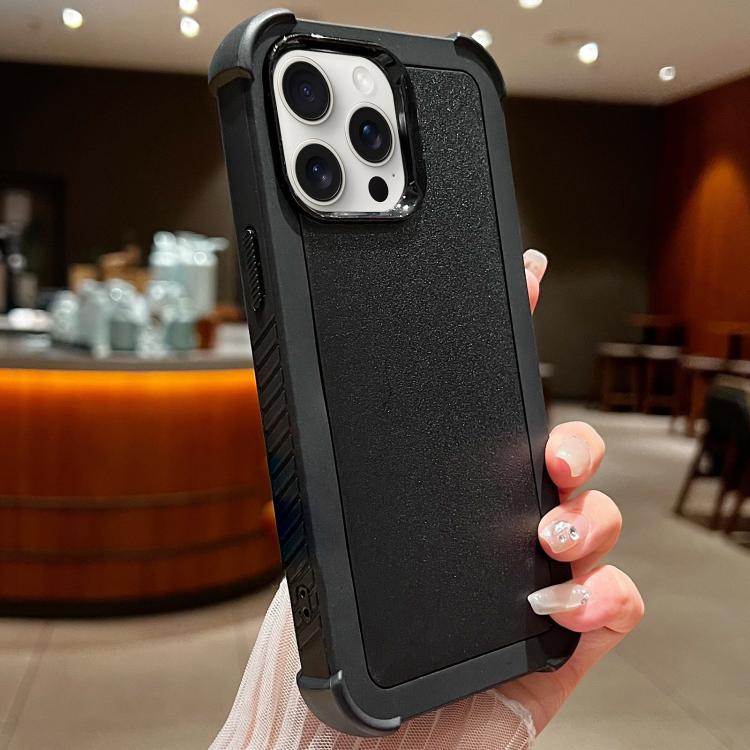 For iPhone 14 Pro Max Solid Color TPU Hybrid PC Shockproof Phone Case