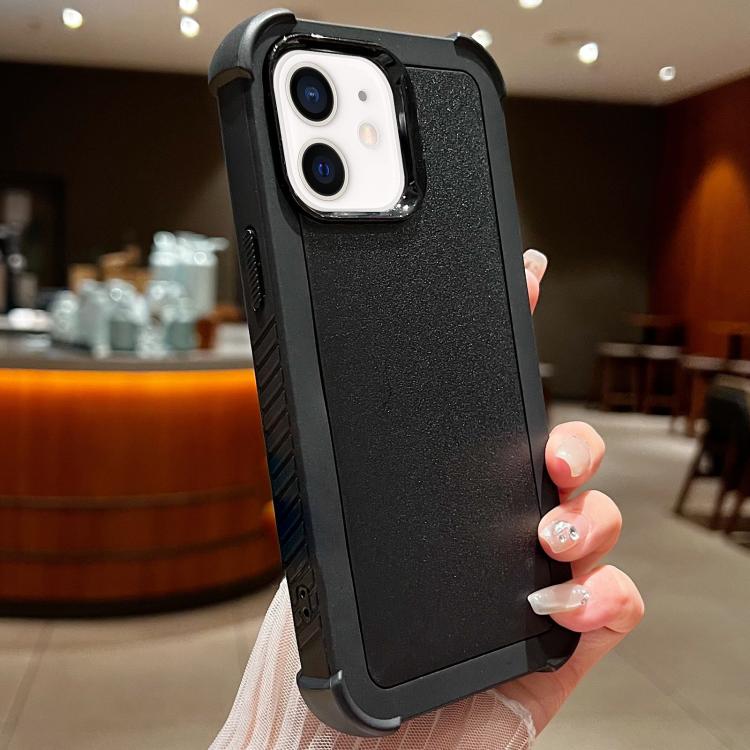For iPhone 11 Solid Color TPU Hybrid PC Shockproof Phone Case