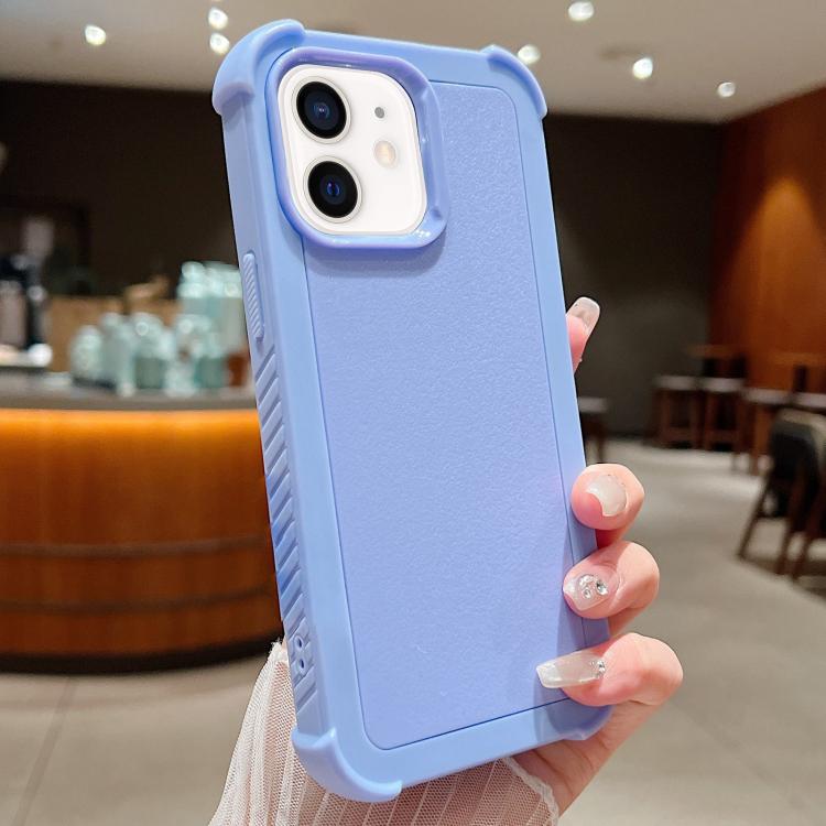 For iPhone 11 Solid Color TPU Hybrid PC Shockproof Phone Case