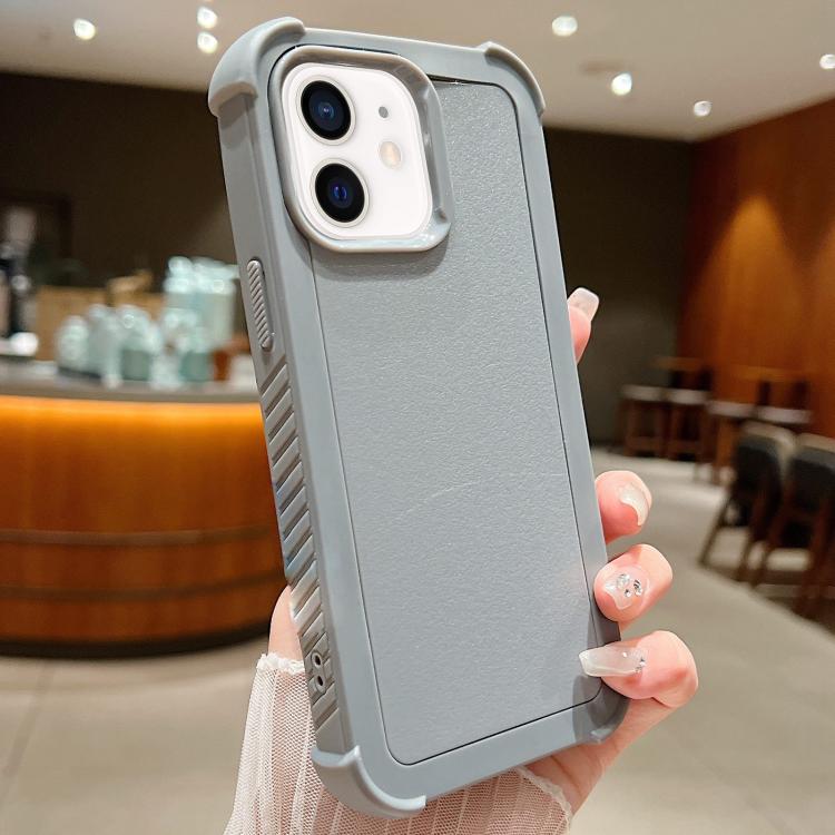 For iPhone 11 Solid Color TPU Hybrid PC Shockproof Phone Case