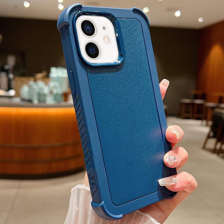 For iPhone 11 Solid Color TPU Hybrid PC Shockproof Phone Case