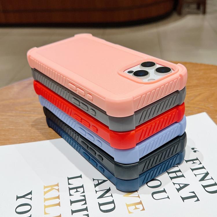 For iPhone 11 Solid Color TPU Hybrid PC Shockproof Phone Case