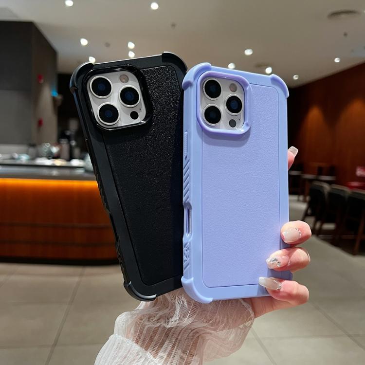 For iPhone 11 Solid Color TPU Hybrid PC Shockproof Phone Case