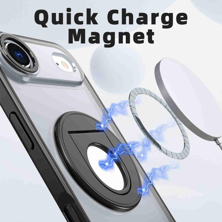 For iPhone Air Rotating Ring Magnetic Holder Phone Case