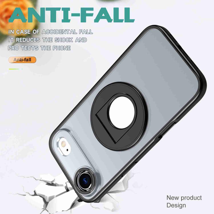 For iPhone Air Rotating Ring Magnetic Holder Phone Case